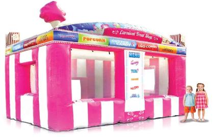 Carnival Treat Shop Concession Booth Rental Chicago IL, Chicago Moonwalks