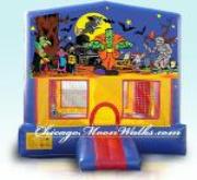 Rent a Halloween Jumper Moonwalk Chicago. Scary But Fun, Will Provide Hours of Entertainment to Boys & Girls.  Don�t be a Ghoul, when you can be Cool...Children will be Spellbound with a Bounce House Rental. Inflatable Jumping Jack has a Large Jumping area, Sure to please little Witches & Ghosts. Moon Jumps will complete any Kids Party or Celebration Event.  Add a Fun Food Machine, Such as Popcorn or Cotton Candy. Snow cone Machine or Nacho Machine will be a Yummy Surprise. Children�s Halloween Party Rental Chicago Illinois & Suburbs IL.