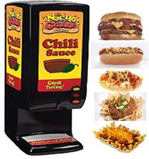 Chilli dispenser machine, warm chilli machine rental Chicago IL, Chilli Machine rental in Chicago & Suburbs
