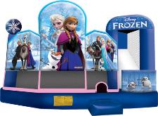 Disney Frozen Deluxe 5 in 1 Combo Bounce House Rental Chicago Moonwalks, IL
