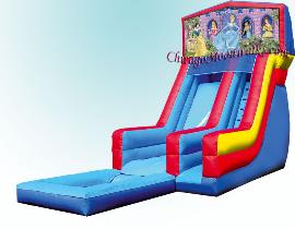 Disney Princess Water Slide Rental, Chicago Illinois.  