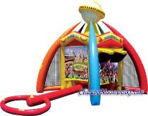 Junior World of Sports Chicago Party Rental. Inflatable interactive game.