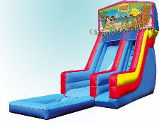 Luau Tropical Themed Water Slide, a great way to have refreshing, cool fun for everyone!