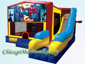 Spiderman Inflatable Bounce House Combo Rental Chicago
