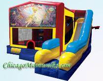 Tinkerbell Bounce House, Moonjump, Inflatable Moonwalk Combo