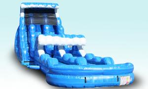 Tsunami Dual Lane Inflatable Waterslide Rental in Chicago