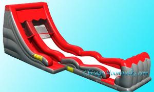 Volcano Waterslide Rental Chicago, Party Rental Chicago Volcano waterslide with slip n slide